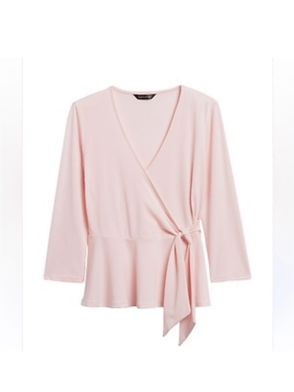 Banana Republic Soft Pink wrap top size small